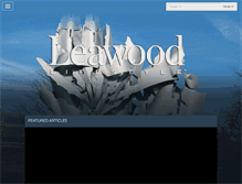 Tablet Screenshot of leawoodlifestyle.com